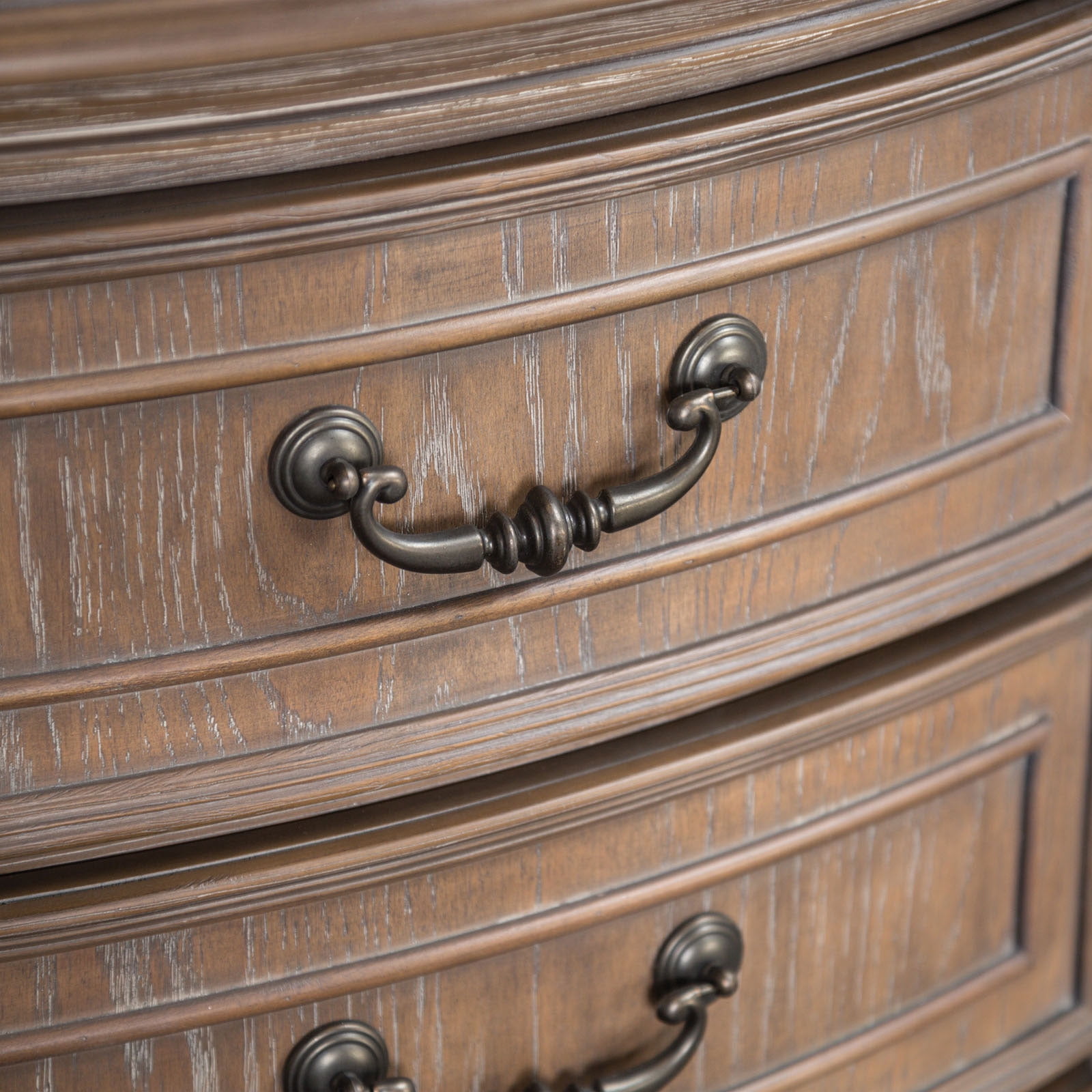 Furniture of America Anatole Modern Adult 5-Drawer Vertical Dresser, Weathered Oak