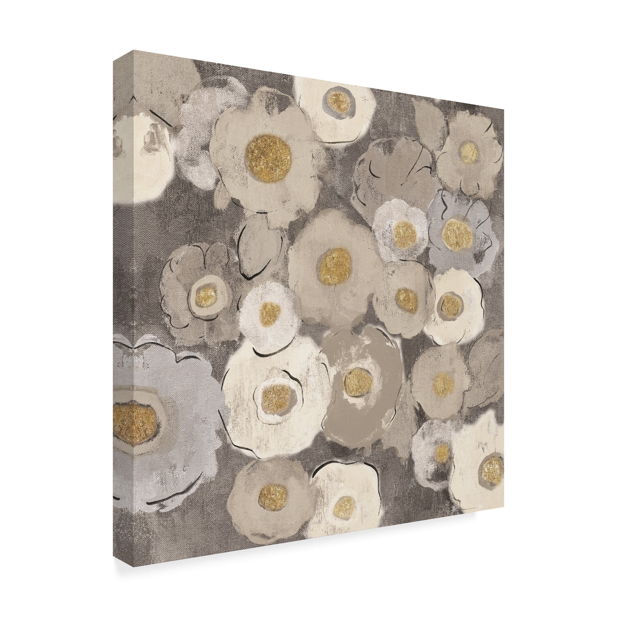 Trademark Fine Art 'Bohemian Bouquet II Neutral' Canvas Art by Silvia Vassileva