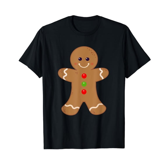 Gingerbread Man Shirt Christmas Cookie Baking Holiday Tee