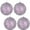 Purple & Silver Multicolor Glitz, variant on Christmas By Krebs Ornament, Commercial Grade Indoor and Outdoor Shatterproof Plastic, Water Resistant Ball Ornament Decorations (Dark Blue Glitter, 8 inch (200mm))