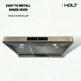 thumbnail image 4 of HOLT - Stainless Steel Range Hood 30 inch Under Cabinet 900 CFM - HUC120, 4 of 7