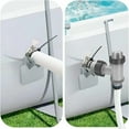 thumbnail image 7 of 2PCS Swimming Pool Pipe Holders,Above Ground Pool Accessories,Pool Accessories,Pool Hoses for Above Ground Pools,Designed to Fit On Pools,Preventing Pipes Sagging Accessory(Grey)by Happon, 7 of 7
