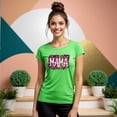 thumbnail image 3 of Playera Blusa Mama Mamá Fieramente Increíble – Estilo Animal Print con Actitud Color Verde Lima Talla Grande Marca Emil SaEs, 3 of 4