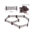 thumbnail image 2 of 10PCS Corral Fence Panel Accessory Toy Set, Barn Paddock Stable or Farm Animal Horse Model Plastic Fence Toys, Children's Educational Gift Toddler, 2 of 4