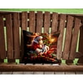 thumbnail image 4 of Carolines Treasures DAC4128PW1414 14 x 14 in. Jack Russell Terrier & Santa Claus Throw Pillow, 4 of 6