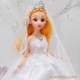 thumbnail image 2 of Vestido Novia Muñeca Princesa Muñecas Retro Vestidos Pétalos 2 Uds. Encaje Hecho A Mano Con Diamante Regalo Cumpleaños para Accesorios Las Casitas, 2 of 8