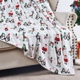 thumbnail image 5 of Home Soft Things Christmas Printed Plush Throw - 50x60" -Jolly North Pole, 5 of 7