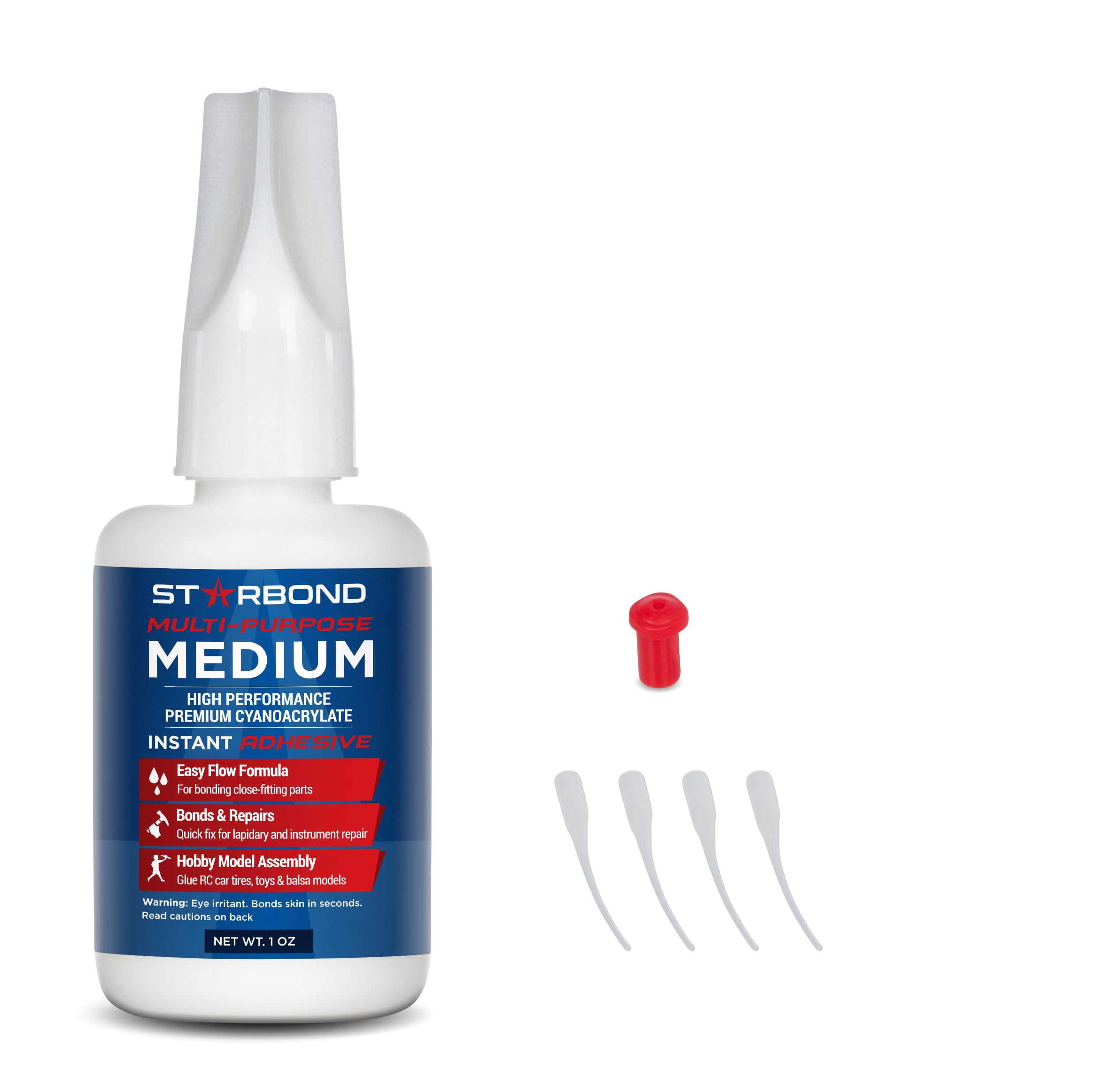 Starbond Clear Premium Medium Cyanoacrylate (CA) Glue - 1oz