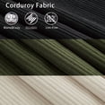 thumbnail image 4 of 6 Modular , Corduroy Upholstered, Compact Armrest- Style, Diy Assemblage, Beige/black/, With Supportive Pillows Seating Armrest-, Configurations, 6 Person Comfortable Couch, 4 of 5