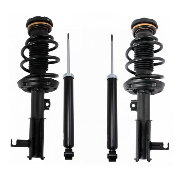 Geelife Front Rear Complete Strut Spring Assembly Shock Absorber 4pc Kit for Malibu