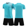 thumbnail image 2 of Hessimy Boys Short Sets - 2 Piece Active Performance Short Sleeve Athletic Shirts and Gym Shorts With Elastic Waistband,Jogging Football Tracksuit 11-12 Years, 2 of 3