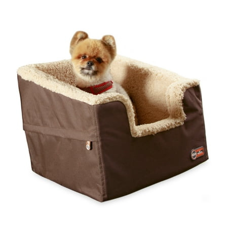 UPC: 0655199637461 | K&H Pet Products Bucket Booster Pet Seat Rectangle Knockdown Chocolate/Tan Small