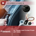 thumbnail image 2 of 1 Juego de Cableado de Zócalo de Luz Trasera LED Combinada para Toyota Land Cruiser Prado 2017-2022 No.8153660C30 Conector de Pigtail de Bombilla, 2 of 7