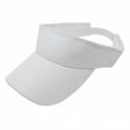 thumbnail image 1 of 2-Pack Sun Visor Adjustable Cap Hat Athletic Wear (White), 1 of 2