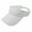 White, variant on 2-Pack Sun Visor Adjustable Cap Hat Athletic Wear (White)