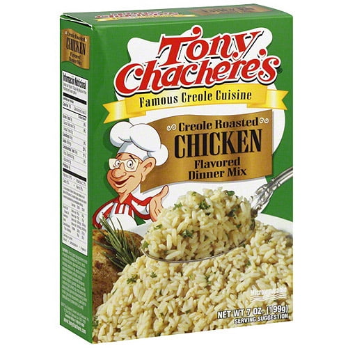 Tony Chachere's Creole Roasted Chicken Rice Dinner Mix, 7 oz (Pack of