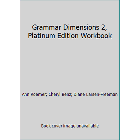 Grammar Dimensions 2, Platinum Edition Workbook [Paperback - Used]