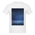 thumbnail image 4 of Bingfone Retro Blue Glitter Men'S Loose Fit Short-Sleeve Pocket T-Shirt, 4 of 7