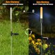 thumbnail image 4 of Fiudx Liquidación De Ahorros De Verano Luces Navideñas Decorativas Para Exteriores, Palo Esmerilado Solar Led, Instalación Enchufable Portátil, Sin Miedo A La Lluvia Y Al Sol, 4 of 5