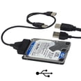 thumbnail image 1 of Hard Disk Drive SATA 7+15 Pin 22 to USB 2.0 Adapter Cable For 2.5inch HDD Laptop, 1 of 6