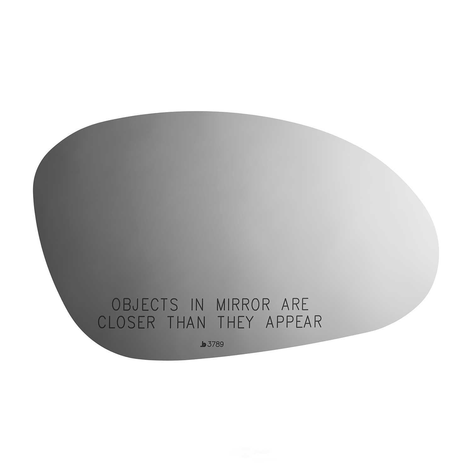Burco Side View Mirror Replacement Glass - Clear Glass - 3789