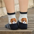 thumbnail image 4 of 5 pares de calcetines casuales para perros y gatos con estampado animal encantador para mujer Fridja  nalpqowj3664, 4 of 7