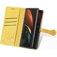 thumbnail image 4 of for Samsung Galaxy Z Fold 3 5G Cartoon Cute Wallet Case,Cat Dog Style Flip Phone Cover with ID Card Holder PU Leather Cases for Samsung Galaxy Z Fold 3 5G MG Yellow, 4 of 7