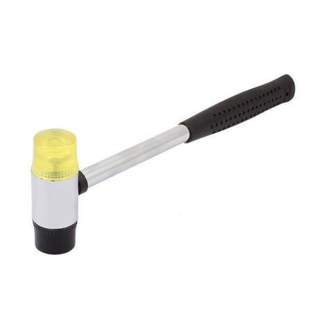 Nonslip Handle Double Head Rubber Mallet Hammer Hand Tool 10.5