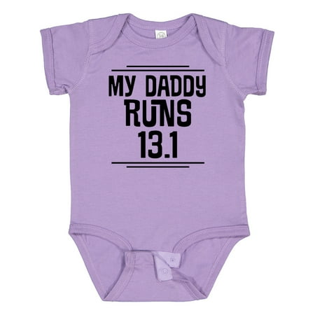 

Inktastic My Daddy Runs Half Marathon Gift Baby Boy or Baby Girl Bodysuit