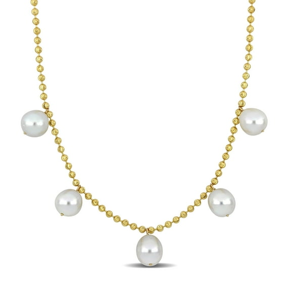 Everly Women's Pearl 10k Yellow Gold Necklace