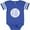 Football Blue and White, variant on Inktastic Military Daddy is Brave Land is Free Boys or Girls Baby Bodysuit