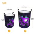 thumbnail image 5 of Geometry Dash Laundry Hamper Lightweight Storage Basket Toy Organizer Laundrys Basket Waterproof For Bedroom, Bathroom Medium, 5 of 8