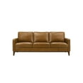 thumbnail image 7 of New Classic Furniture Caspar Leather Upholstered 3-Seater Sofa in Caramel, 7 of 7