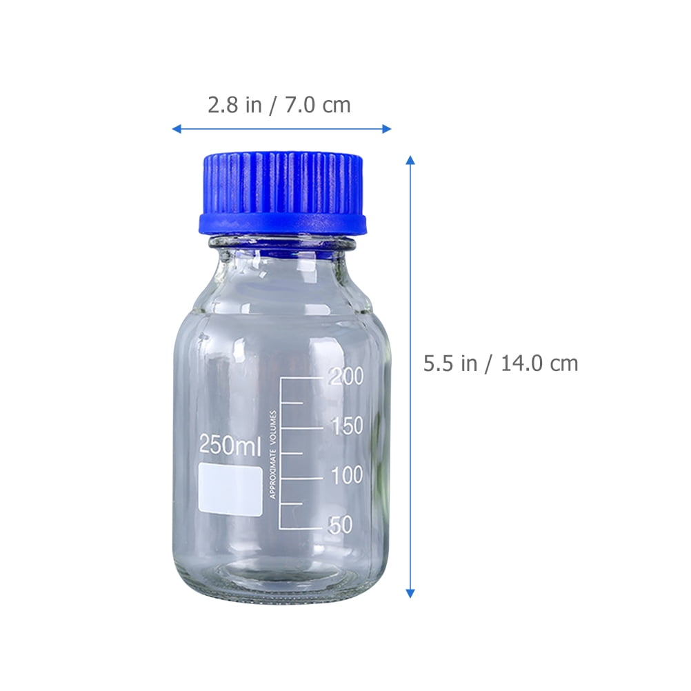 SOLUSTRE 10 Pcs Anti- Cap Reagent Bottle Plastic Container Liquid  Containers Plastic to Go Containers Sample Sealing Bottle Plastic Leakproof  Bottles