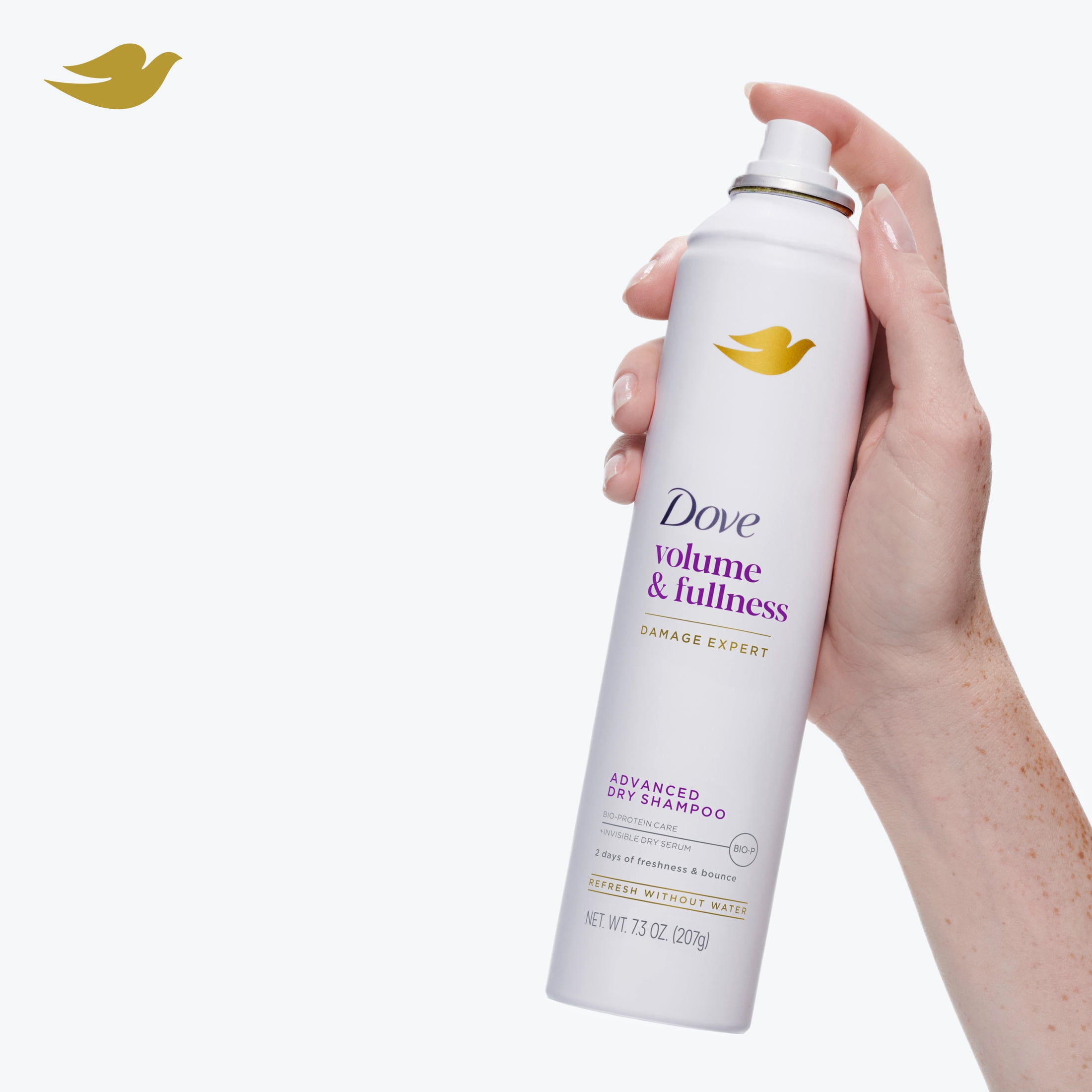 Dove Dry Shampoo Volume Fullness 7.3 oz Refreshes Flat Hair for 2
