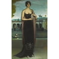thumbnail image 2 of Julio Romero De Torres 13x18 Black Ornate Wood Framed Double Matted Museum Art Print Titled - Adela Carbone, La Tanagra (Adela Carbone, the Tanagra), 2 of 5