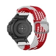 thumbnail image 3 of Correa de reloj elástica elástica de nylon con lazo deportivo compatible con Amazfit T-Rex/T-Rex Pro | Correa tejida ligera y transpirable | 15 opciones de color | Ajustable para muñeca de 5.2 a, 3 of 4