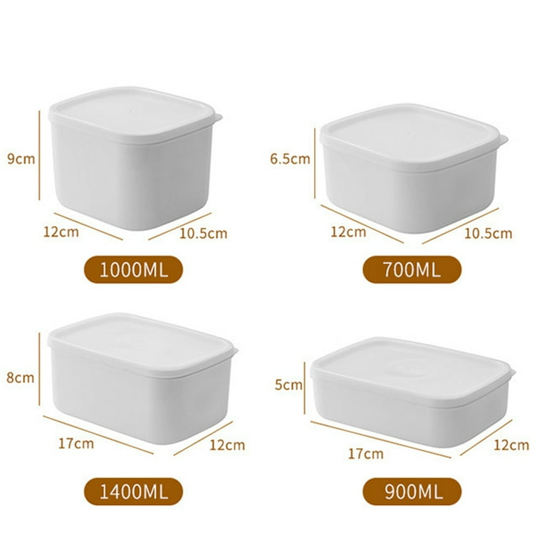 1000ml Rectangular Container with Lid