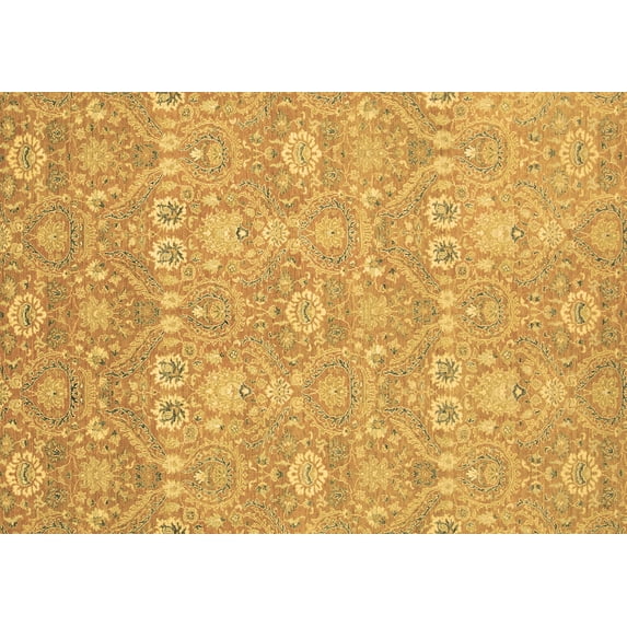 Ahgly Company Indoor Rectangle Oriental Brown Modern Area Rugs, 5' x 8'