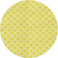 thumbnail image 1 of Ahgly Company Tapis Rond Lavable en Machine Intérieur Transitionnel Brun Doré Jaune, 3 Pieds Rond, 1 of 7