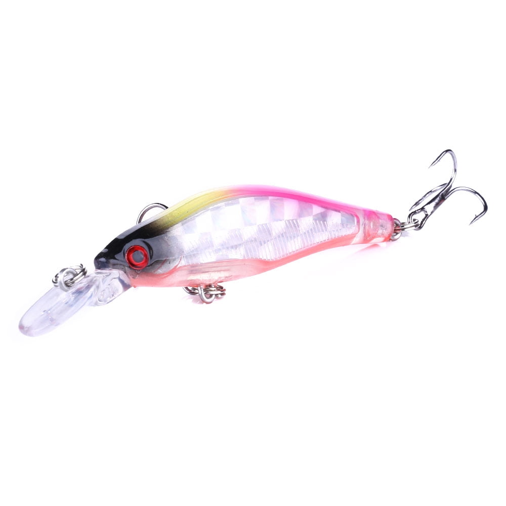 HENGJIA Fishing Deep Diving Fishing Lures Swimbait Sinking Minnow Lure Freshwater Jerkbait Lure 8Pcs/kit