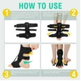 2 Pack Plantar Fasciitis Braces Night Splint Upgrade 3 Adjustable