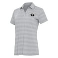 thumbnail image 2 of Women's Antigua Gray Georgia Bulldogs Tunnel Polo, 2 of 3