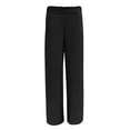 thumbnail image 2 of adviicd Womens Business Casual Pants For Work Business Casual Outfits For Women Women's Plus Size Super Stretch Millenium Welt Pocket Pull on Pant Black L, 2 of 5
