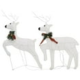 thumbnail image 3 of vidaXL Christmas Reindeers 4 pcs White 80 LEDs, 3 of 5