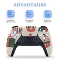 thumbnail image 4 of Skin Sticker for PS5 Slim Standard Disc Digital Edition Console and Controllers Decals for Playstation 5 (Snow Cake Gift Christmas,PS5 Disc Edition), 4 of 5