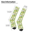 thumbnail image 5 of Fotbe Gnome and Pineapple print Women's Men's Novelty Crew Socks Cotton Socks Knee High Socks for Walking,Running,Nurses,Pregnancy, 5 of 9