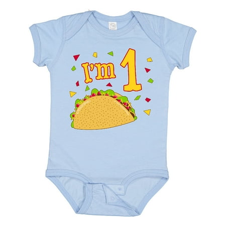 

Inktastic I m One- Taco Birthday Party Gift Baby Boy or Baby Girl Bodysuit