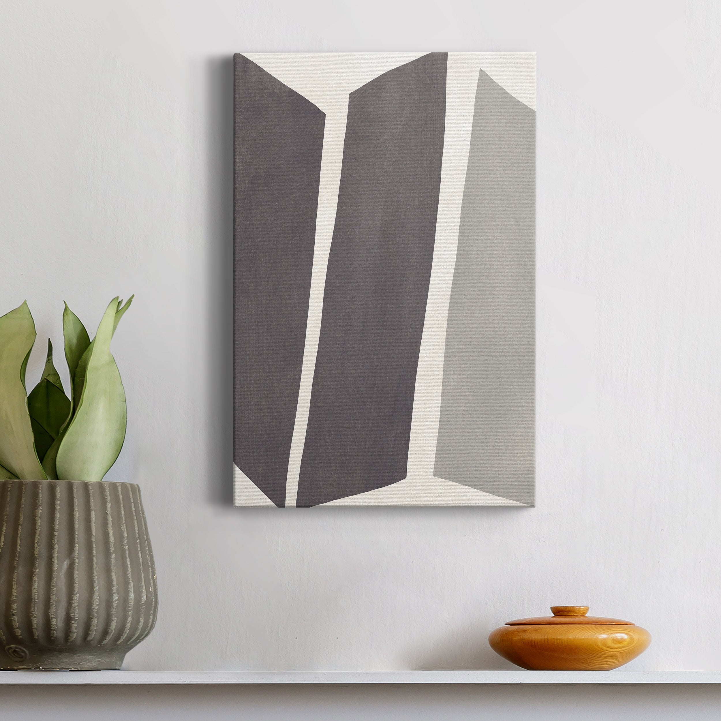 Colorblock Artifact I Premium Gallery Wrapped Canvas - Ready to Hang
