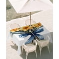 thumbnail image 3 of 52x70 Inch Outdoor Tablecloth with Umbrella Hole Zipper Rectangle Spring Blooms Botanical Rectangular Tablecloths Outside Waterproof Yellow Floral Watercolor Patio Table Cloth Cover for Picnic Party, 3 of 8